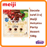 Socola tươi 3 vị Meiji Meltykiss Party Assort 138g