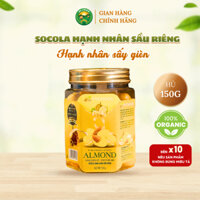 Socola TYCHOCO Sầu Riêng Bọc Hạnh Nhân Giòn Béo, Socola Nguyên Chất Đậm Vị Thơm Ngon Thượng Hạng