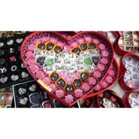 socola valentine hộp tim to nhiều mẫu