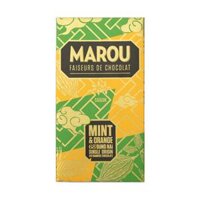 Socola Vị Bạc Hà & Cam, Dong Nai 68% Single Origin Vietnamese Chocolate, Mint & Orange (80g) - MAROU