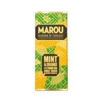 Socola Vị Bạc Hà & Cam, Dong Nai 68% Single Origin Vietnamese Chocolate, Mint & Orange (24g) - MAROU