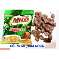 Socola viên Milo Nuggets 75gr (combo 10 gói)