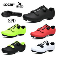 Socrs Chuyên Nghiệp Đi Xe Đạp Cleat Giày Sợi Carbon RB Giày Tốc Độ Khóa SPD Giày Xe Đạp MTB Giày Xe Đạp Đường Bộ Size Lớn 36-45