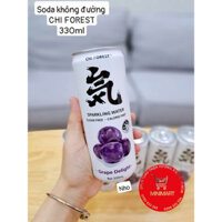 Soda KHÔNG ĐƯỜNG Genki Forest có gas 330ml( combo 6 lon)