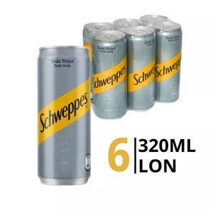 Soda Schweppes lốc 6 lon x 330ml