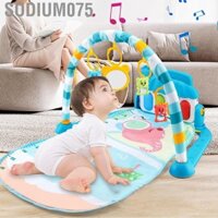 Sodium075 Baby Kick Play Piano Gym Playmat Thảm hoạt động cho trẻ sơ sinh có đèn âm thanh và 5 đồ chơi có thể liên kết