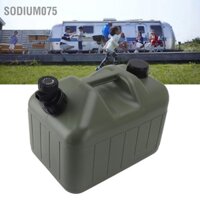 Sodium075 Bình đựng nước cắm trại 10L Dung tích lớn ô tô hình vuông màu xanh lá cây có vòi