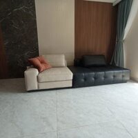 Sofa băng phòng khách hình khối tựa lưng Juno Sofa bọc da nệm mút cao cấp