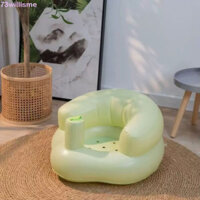 Sofa Bé WILLISME, Sofa Bơm Hơi Gấp Màu Trơn, Hộ Gia Đình Di Động Tích Hợp Máy Bơm Không Khí Ngồi Huấn Luyện Ghế Ngồi Cho Bé