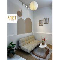 Sofa Bed Gợn Sóng Phong Cách Hàn Quốc -Ghế Giường Thông Minh Đa Năng