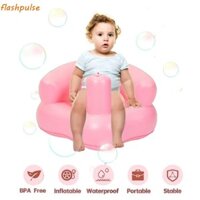 Sofa bơm hơi FLASHPULSE, Ghế Sofa tập ngồi gấp, Ghế ngồi ghế ngoài trời màu trơn gia dụng di động cho trẻ em