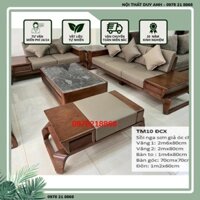 Sofa chữ L gỗ sồi- SFG16