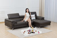Sofa da bò 2106L - Sang Trọng Bền Bỉ Chuẩn Ý
