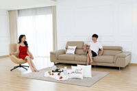 Sofa da bò Ý 2207-L4 - Vẻ đẹp duy mỹ