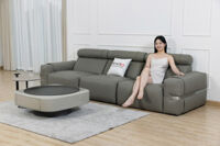 Sofa da hạng sang 9154 - kiểu dáng hoàn toàn mới