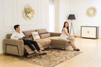 Sofa da lộn phòng khách mã 9017