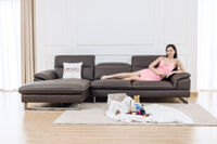 Sofa da Microfiber 548 - Tinh tế đậm chất âu