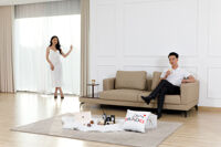 Sofa da nhập khẩu mã AM26-L3