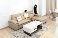 Sofa da phòng khách mã 378