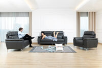 Sofa da thật Malaysia mã 9411