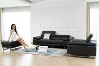 Sofa da thật Malaysia mã 2129-2B