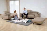 Sofa da thật Malaysia mã 2185-2A