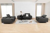 Sofa da thật Malaysia mã 2129-A