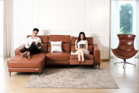 Sofa da thật nhập khẩu mã 267