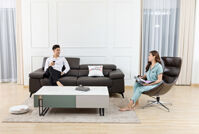 Sofa đơn da thật Malaysia mã 2218