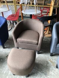 sofa đơn nâu 645x545x654