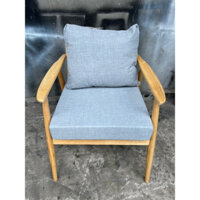 Sofa Đơn tay gỗ thư giãn , sofa nail gỗ bọc nệm mút siêu êm - NỘI THẤT NGỌC MAI