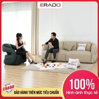 Sofa Erado bọc da hạng sang mã AT-201A thiết kế hiện đại cho phòng khách đẹp bảo hành 24 tháng