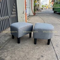 sofa giá rẻ Bộ 2 ghế đôn bán nguyệt đủ màu. Ghế đôn chân cao tháo lắp dễ dàng. GĐ04