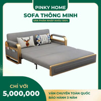 Sofa giường gấp gọn thông minh có ngăn chứa đồ , Ghế sofa giường đa năng khung sắt tĩnh điện , bọc vải nano, đệm xơ dừa