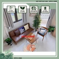 Sofa giường- sofa bed bọc da simili gia rẻ- Bh: 2 năm