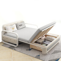 Sofa Giường Thông Minh Gấp Gọn Đa Năng, Ghế Sofa Có Ngăn Chứa Đồ Tặng Kèm 2 Gối - M002