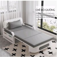 Sofa Giường Thông Minh Gấp Gọn Đa Năng - Ghế Sofa Có Ngăn Chứa Đồ Vải Nano