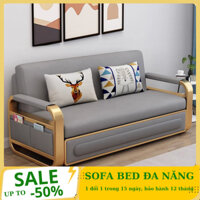 Sofa giường thông minh gấp gọn thành ghế đa năng có ngăn chứa đồ bọc vải nano cao cấp hàng nhập khẩu, BẢO HÀNH 3 NĂM