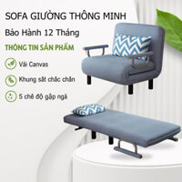 Sofa Giường Thông Minh Gấp Gọn, Giường Gấp Văn Phòng Đa Năng Hàng Nhập Khẩu Cao Cấp
