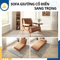 Sofa Giường Thông Minh, Ghế Sofa Lười 2 Trong 1 Gấp Gọn Siêu Tiện Lợi, Ghế Sofa giường Cổ Điển Sang Trọng M140