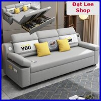 Sofa giường thông minh thiết kế trẻ trung, 1m5 hoặc 1m8, có cổng USB
