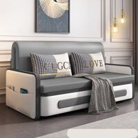 Sofa Giường Thông Minh Vải 3D Cao Cấp Chống Nước Đệm Xơ Dừa Có Ngăn Chứa Đồ Khung Sắt Sơn 3 Lớp Siêu Bền