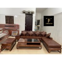 sofa gỗ góc đùi gà
