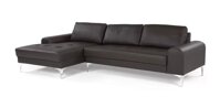 Sofa góc giả da Klosso KGG001-SNT (Nâu) [bonus]