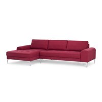 Sofa Góc Klosso G004 289 x 151 x 90 x 85 x 50 cm Đỏ mẫu đơn