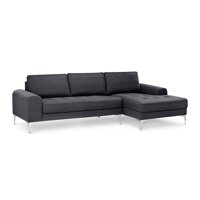 Sofa Góc Klosso G005 289 x 151 x 90 x 85 x 50 cm Đen