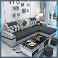 Sofa Góc L Tặng Bàn Tặng Đôn Tặng Thảm .