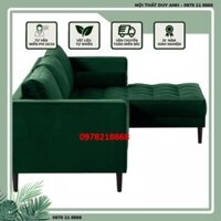 Sofa Góc Vải Nhung Cao Cấp Juno Sofa