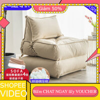 (Sofa Nén đặt trước) ghế sofa lười nén chân không, ghế sofa có thể tháo rời và giặt được cho căn hộ nhỏ
