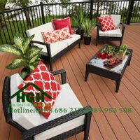 Sofa nhựa giả mây cao cấp phòng khách sang trọng TP.HCM Hồng Gia Hân